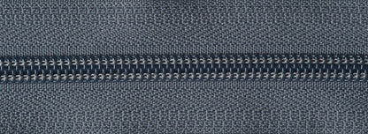 Grey YKK nylon open end zip, 81cm long