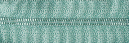 Dark Mint YKK nylon coil zip, 15cm long
