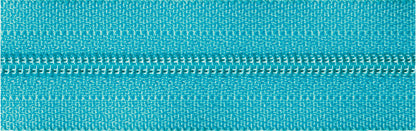 Dark Turquoise YKK nylon coil zip, 15cm long