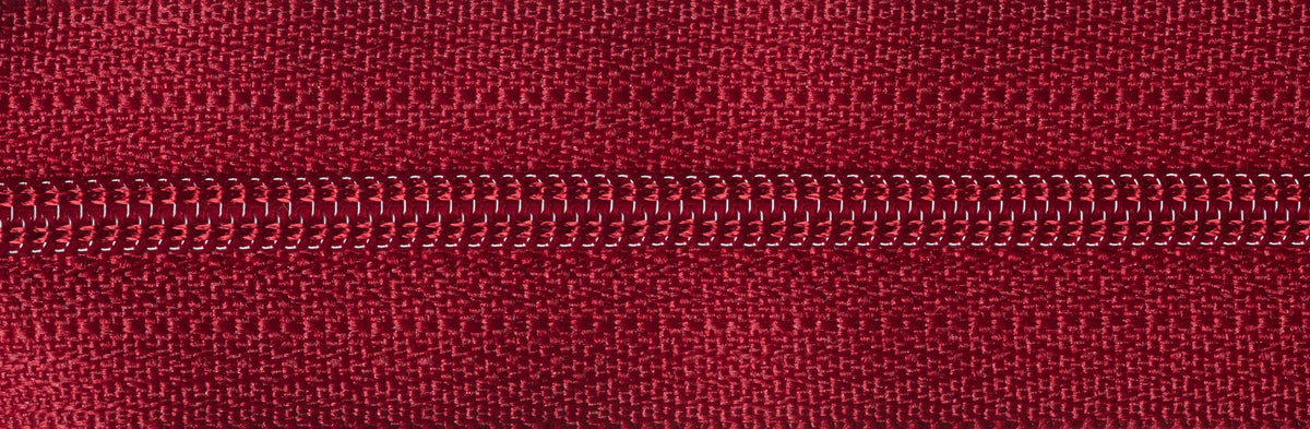 Scarlet Berry YKK 15cm nylon coil dress zip