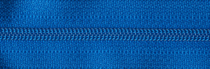 Bright Blue YKK nylon coil zip, 20cm long