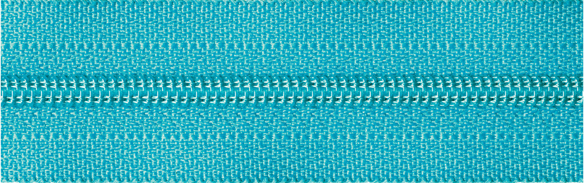 YKK 25cm nylon dress and skirt zip in dark turquoise