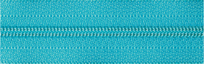YKK 25cm nylon dress and skirt zip in dark turquoise