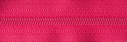 YKK 25cm nylon dress and skirt zip in shocking pink