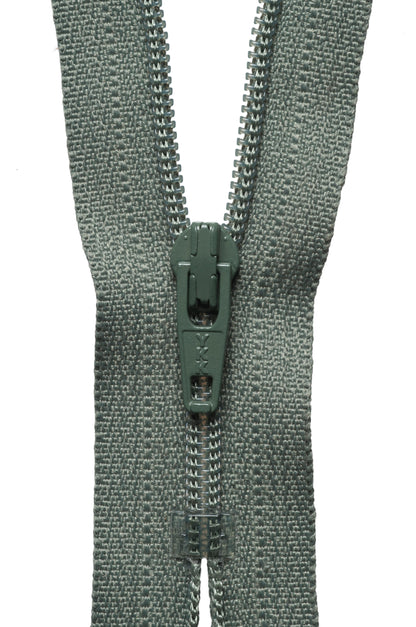 YKK 25cm nylon dress and skirt zip in teal green