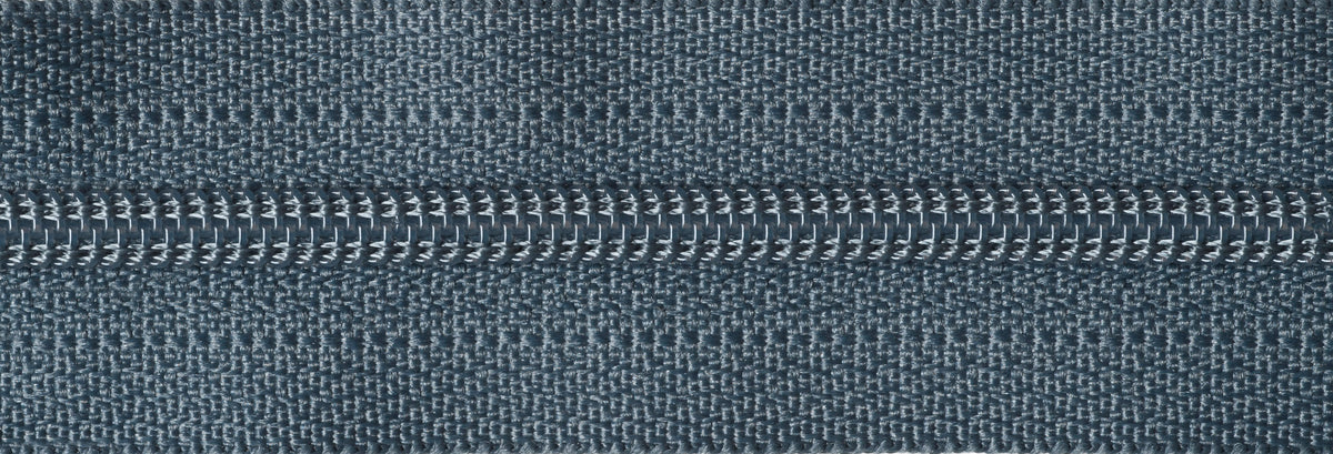 YKK 25cm nylon dress and skirt zip in dark grey