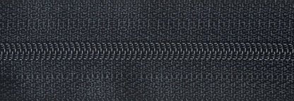 Black YKK 25cm nylon coil dress zip