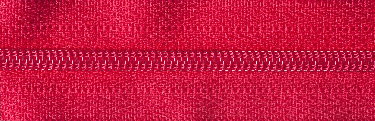 YKK 25cm nylon dress and skirt zip in hot pink