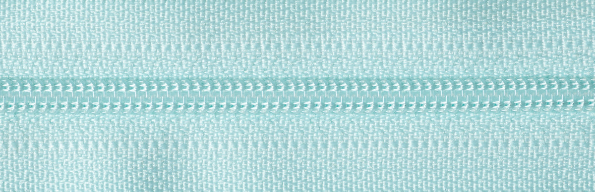 Aqua YKK 25cm nylon coil dress zip