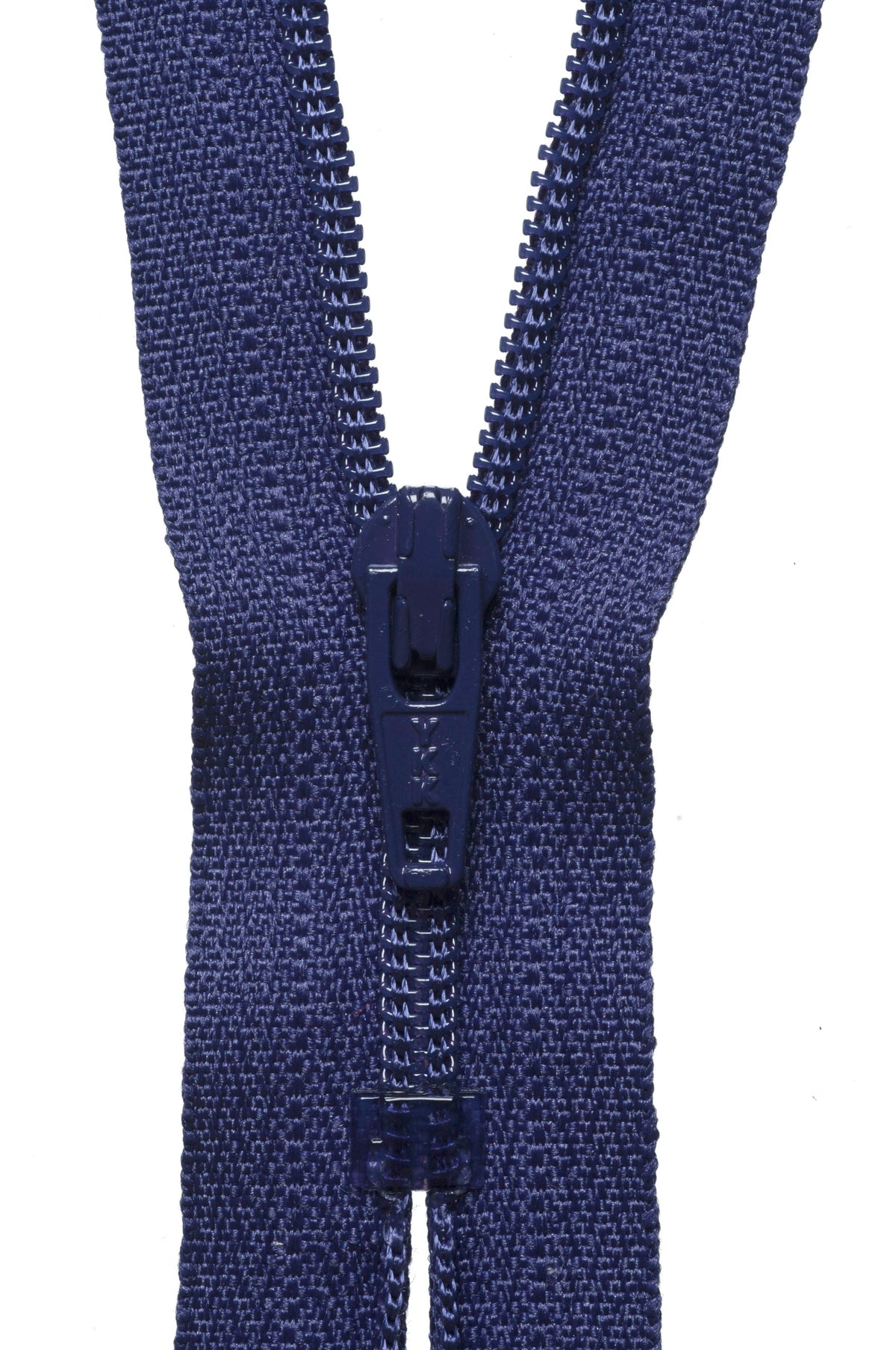 Dark Purple YKK nylon coil zip, 30cm