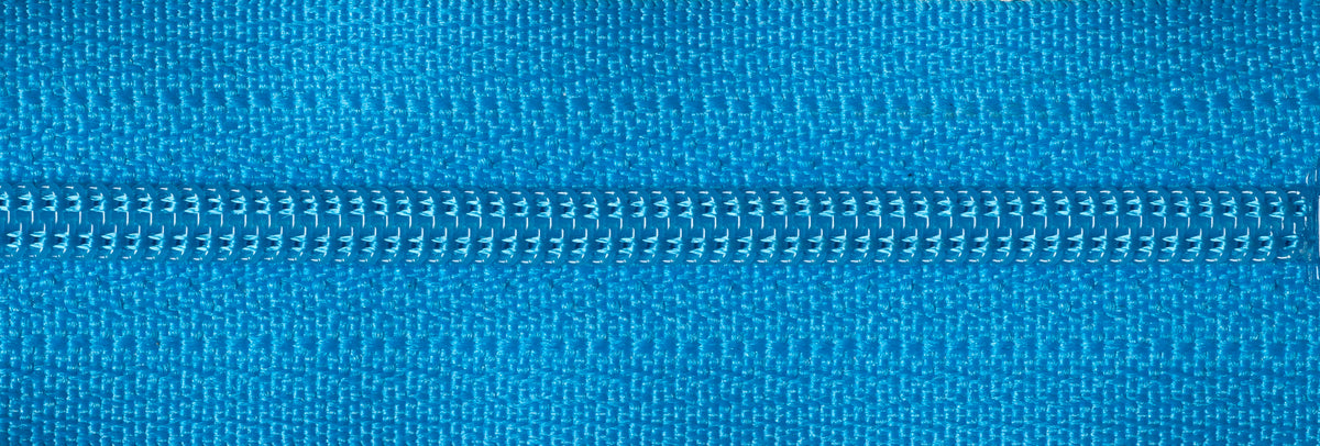 Dusky Blue YKK nylon dress and skirt zip, 41cm