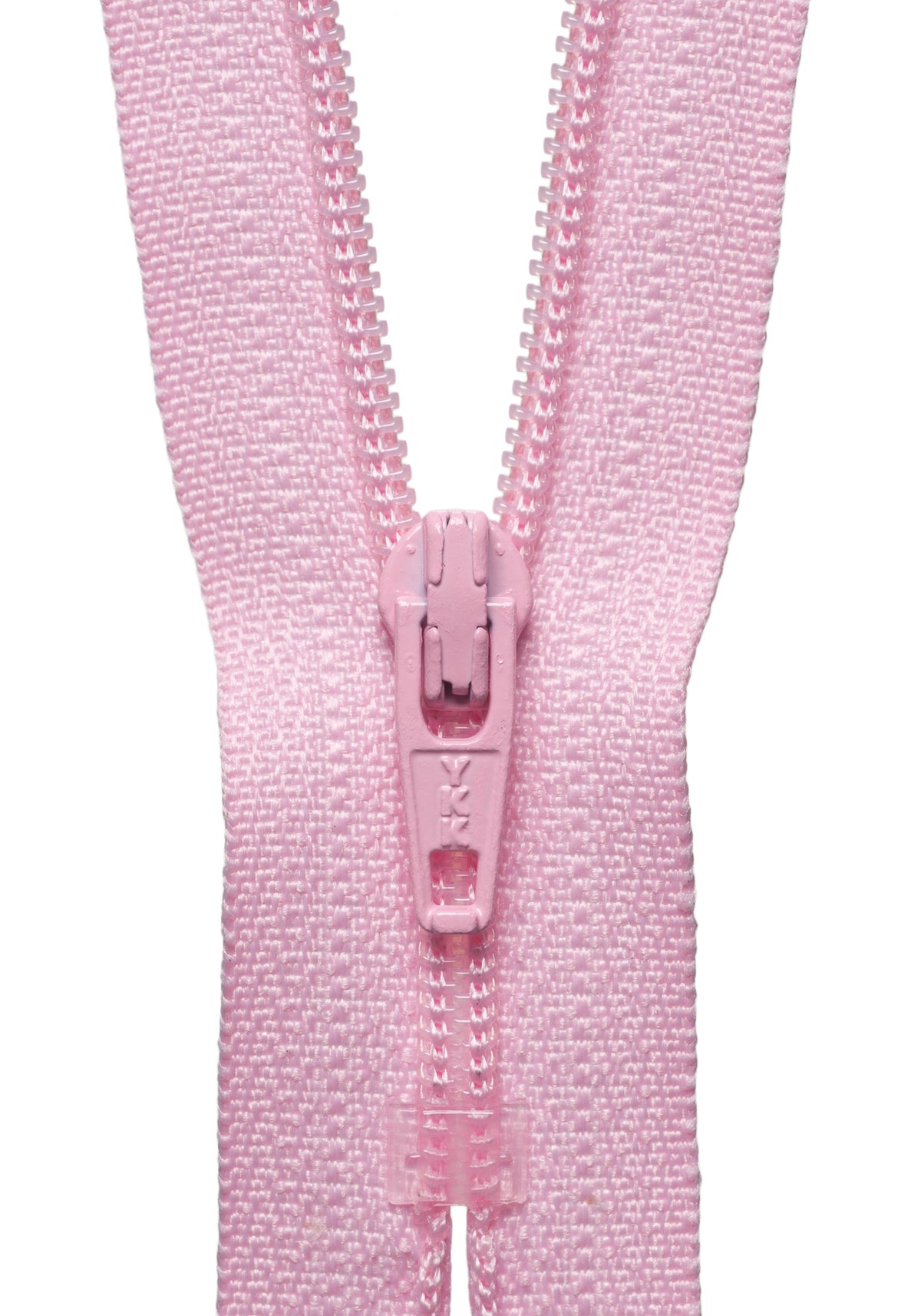 Mid Pink YKK nylon coil dress zip, 41cm