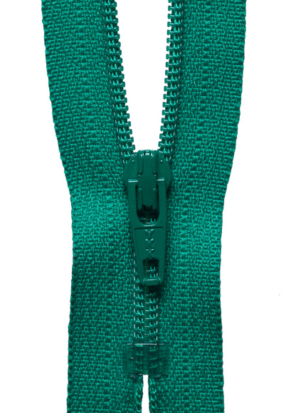 Bright Green YKK nylon dress and skirt zip, 41cm