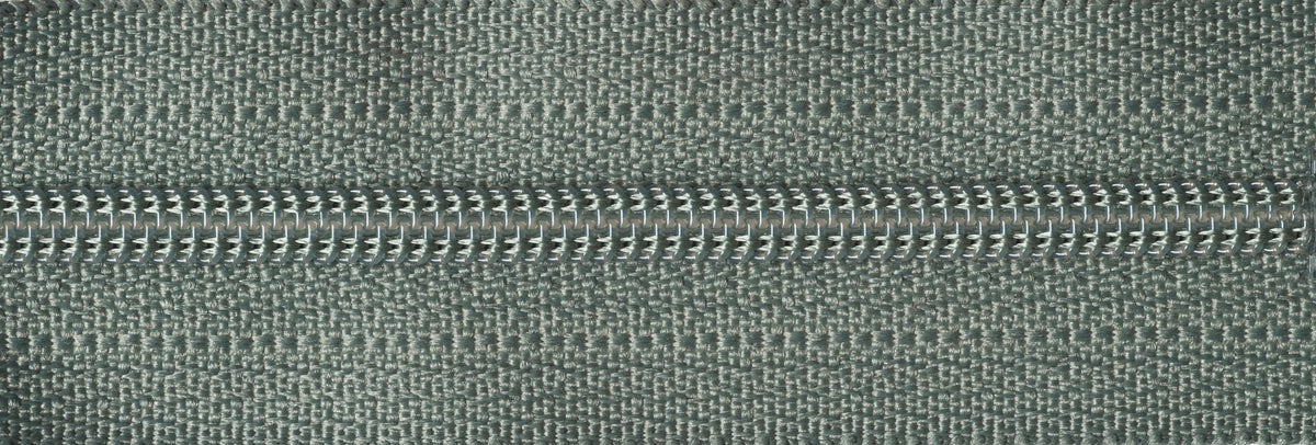 Teal Green YKK nylon coil dress zip, 41cm