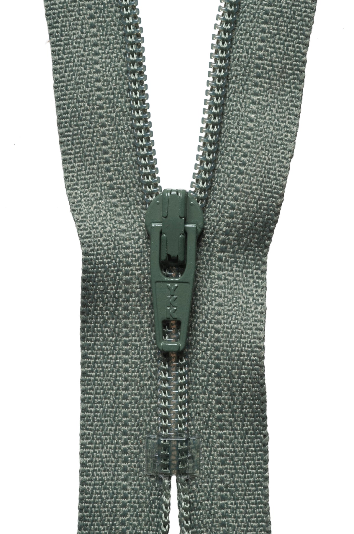 Teal Green YKK nylon coil dress zip, 41cm