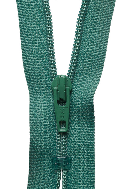 Pale Sage YKK nylon coil dress zip, 41cm