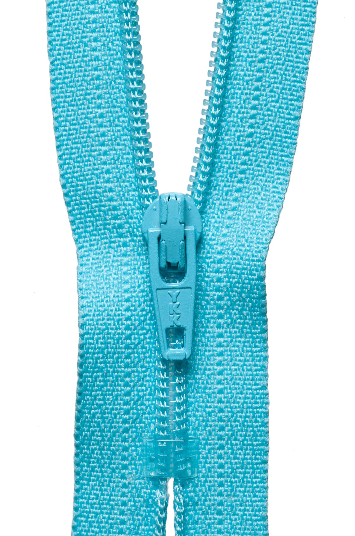 Turquoise YKK nylon coil dress zip, 41cm