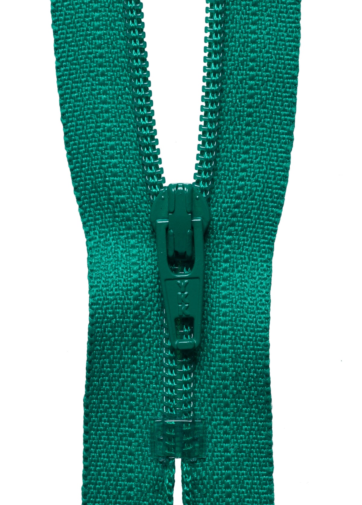 Bright Green YKK nylon coil dress zip, 46cm