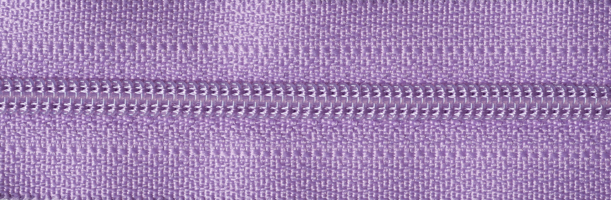 YKK light orchid nylon dress zip, 51cm