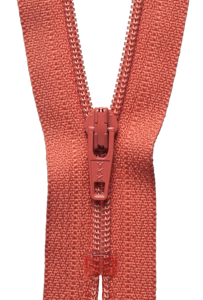 YKK blush pink nylon coil dress zip, 51cm