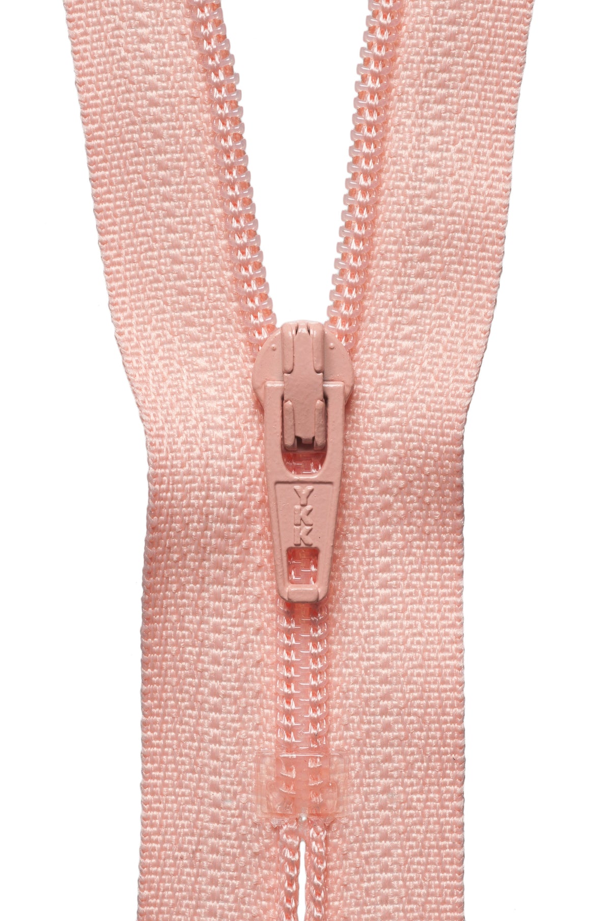 YKK peach nylon dress zip, 51cm