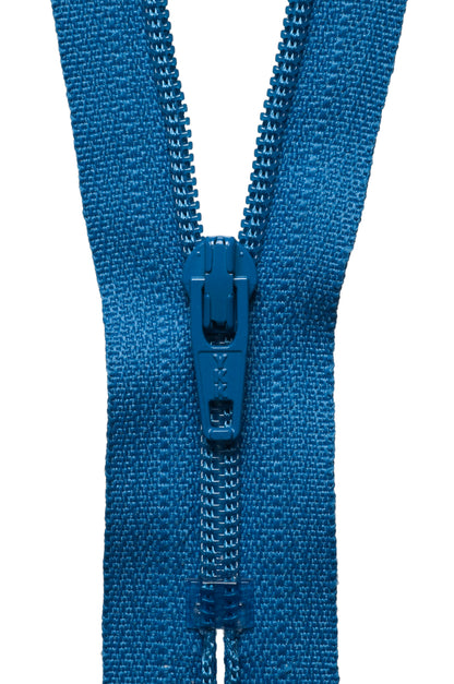 YKK saxe blue nylon dress zip, 51cm