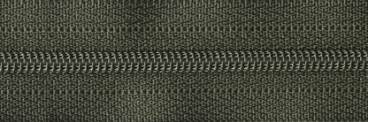 YKK khaki nylon dress zip, 51cm