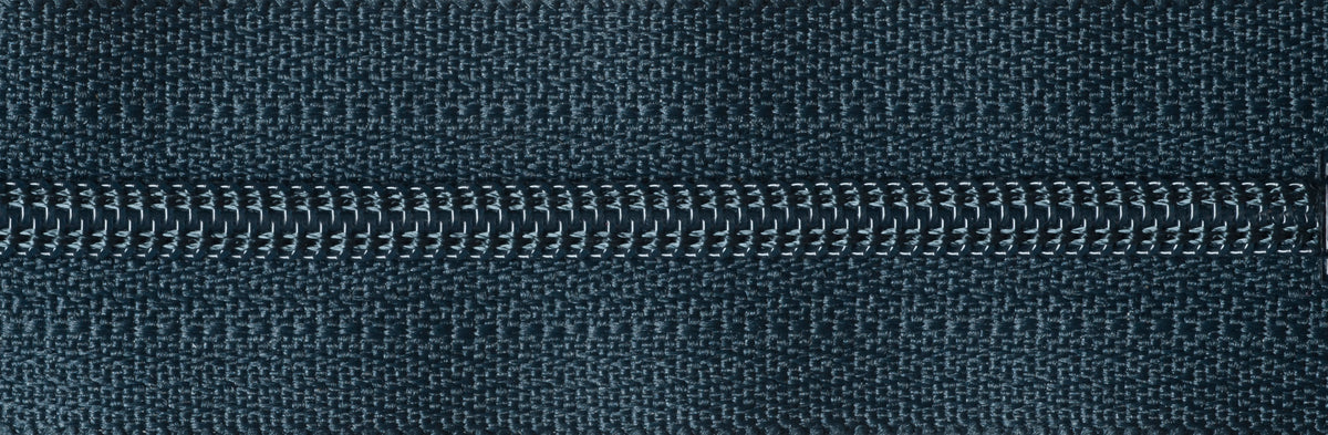 YKK charcoal nylon coil dress zip, 51cm