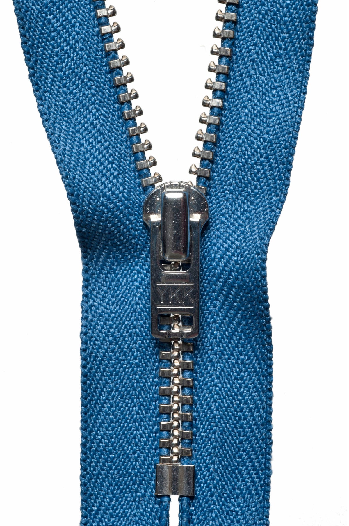 Slate Blue YKK metal trouser zip, 23cm