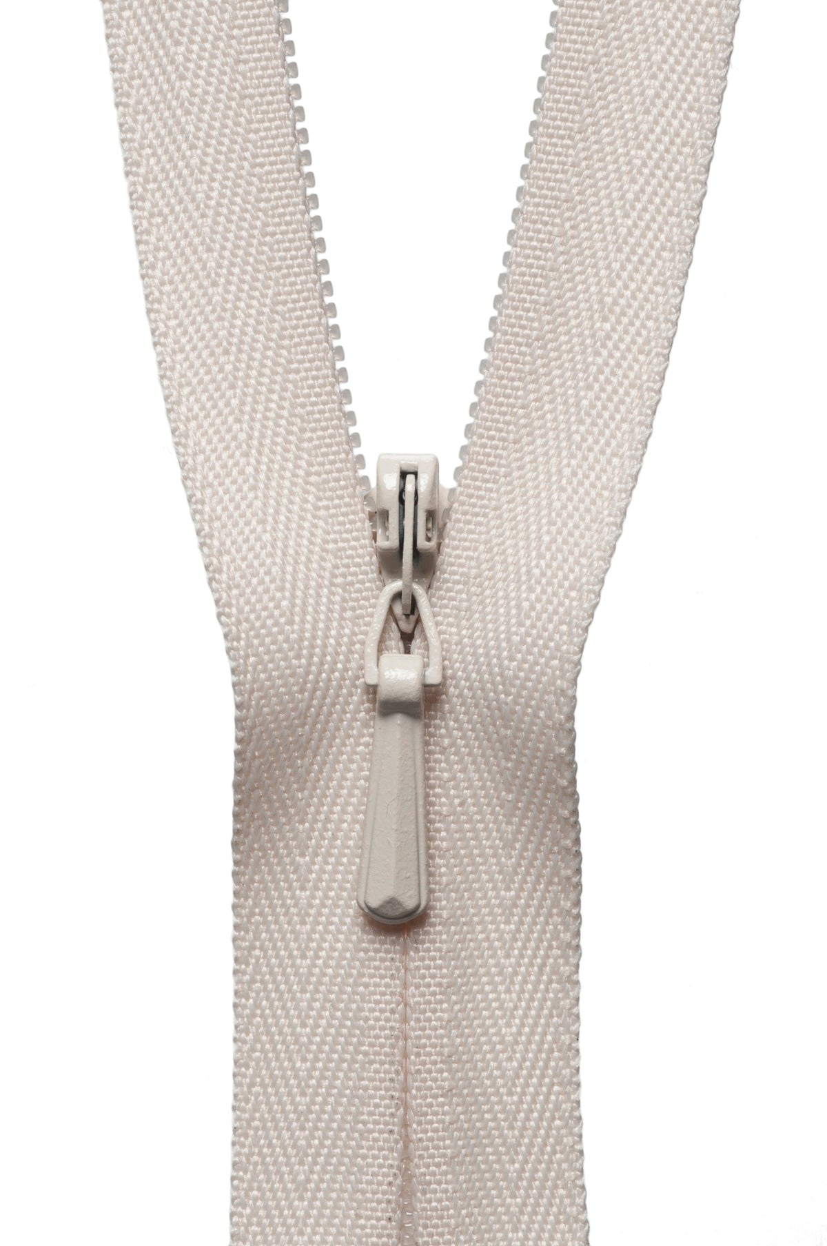 Mushroom YKK concealed zip, 23cm