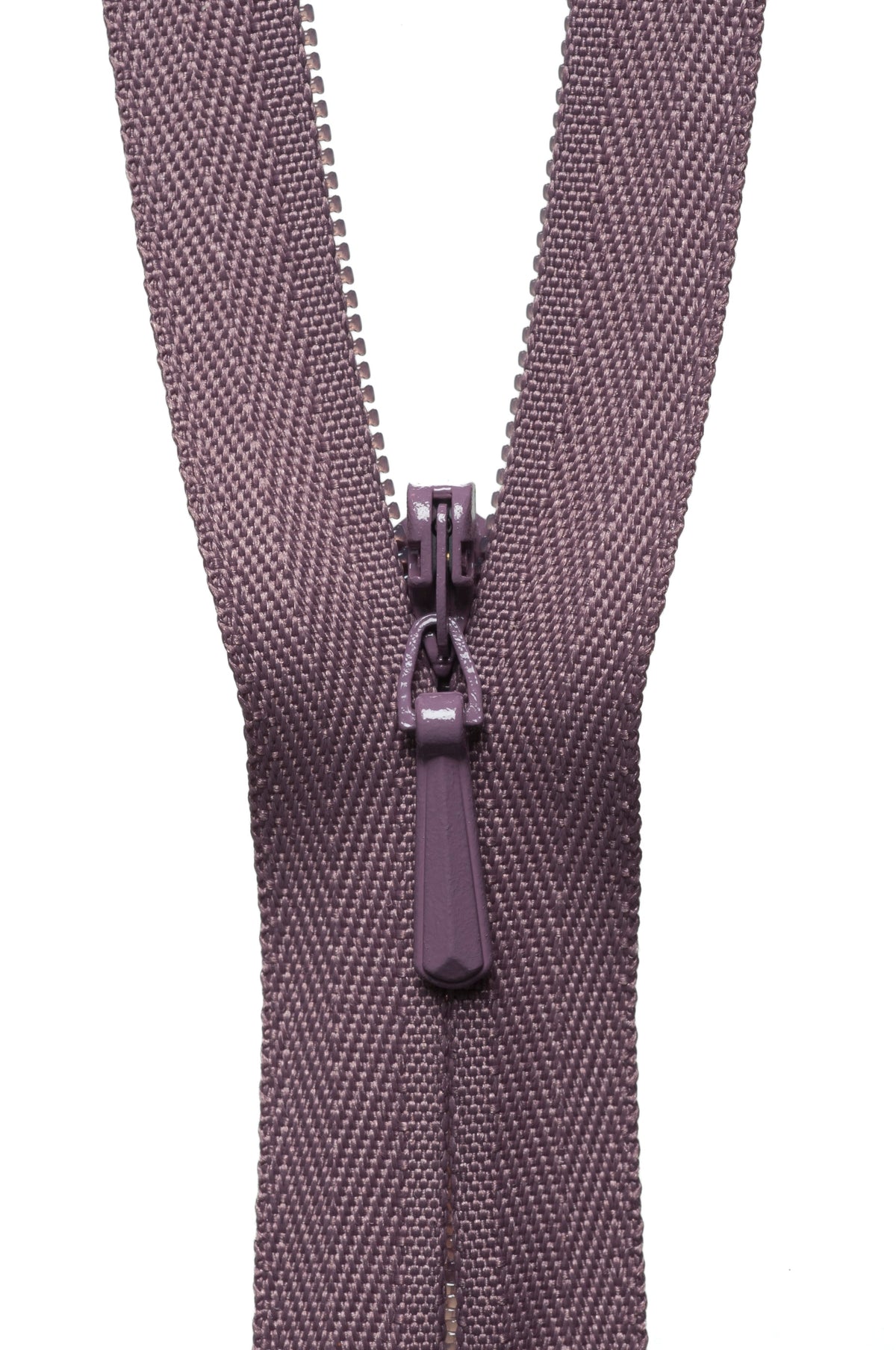 Grape YKK concealed zip, 23cm