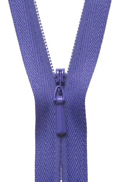 Dark Lupin YKK concealed zip, 23cm