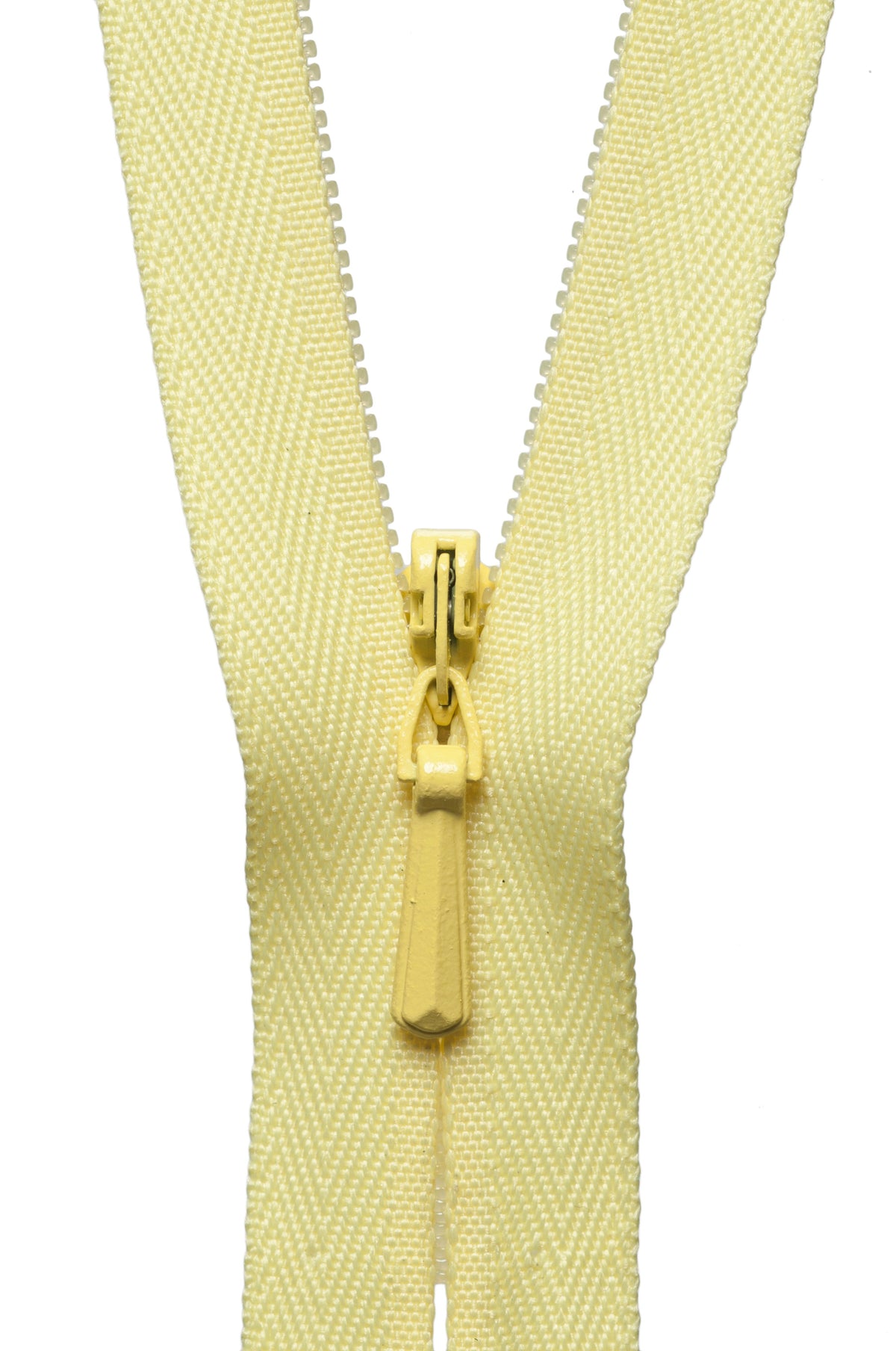 Lemon YKK concealed zip, 23cm
