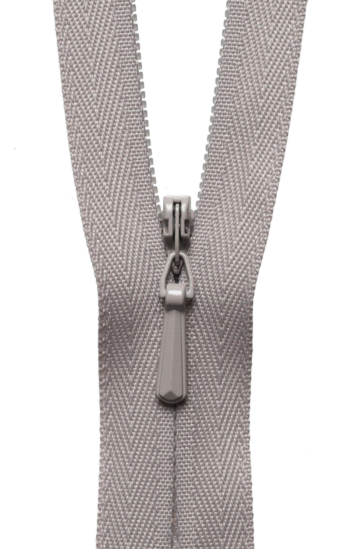 YKK 41cm concealed zip in pale mink