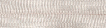 Mushroom YKK concealed zip, 56cm