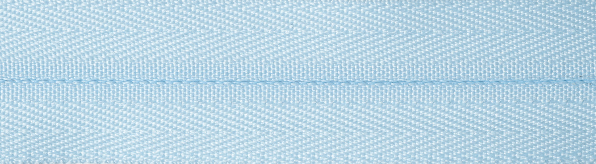 YKK 56cm concealed zip in baby blue