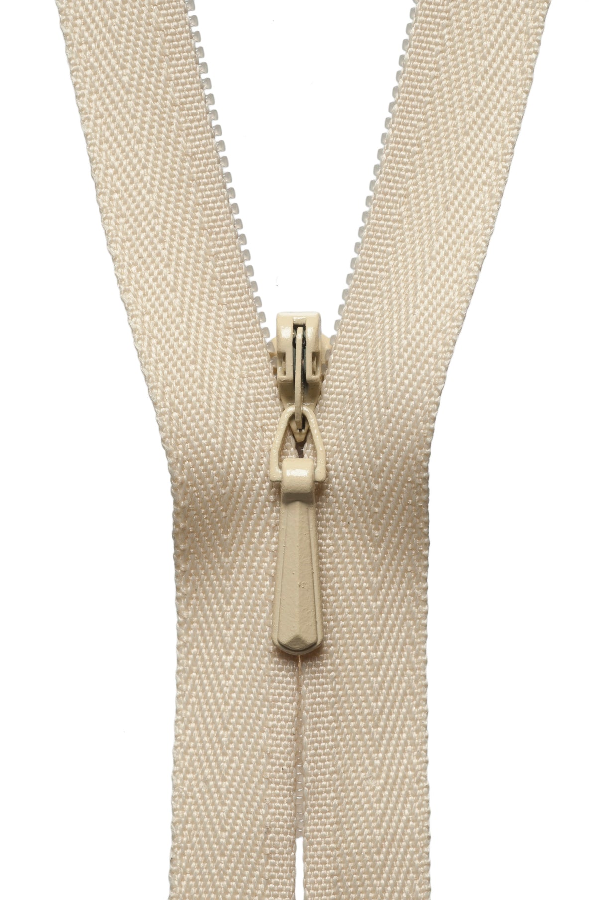 YKK 56cm concealed zip in honey