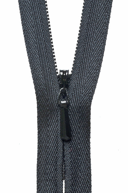 YKK 56cm concealed zip in black