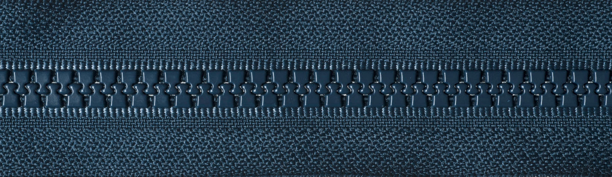 YKK Vislon heavyweight open end zip 51cm in Dark Navy