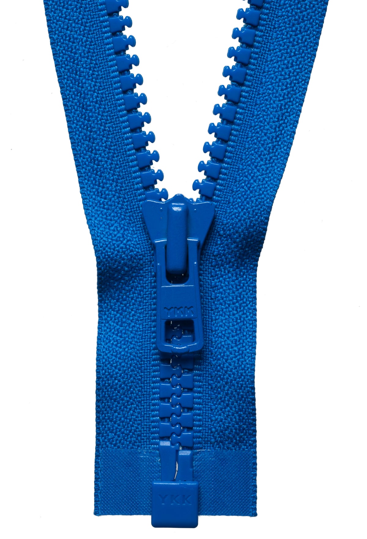YKK Vislon heavyweight open end zip 51cm in Bright Blue