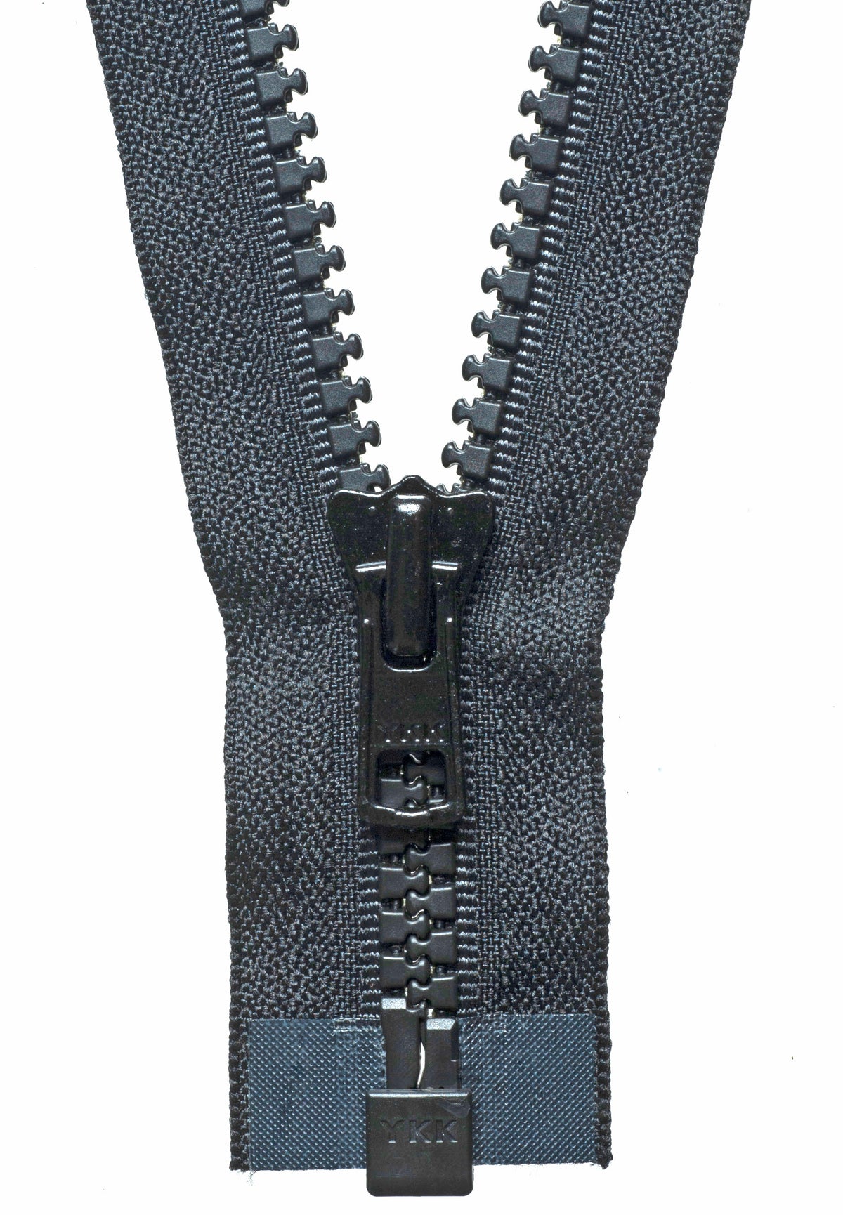 YKK Vislon heavyweight open end zip 71cm in Black