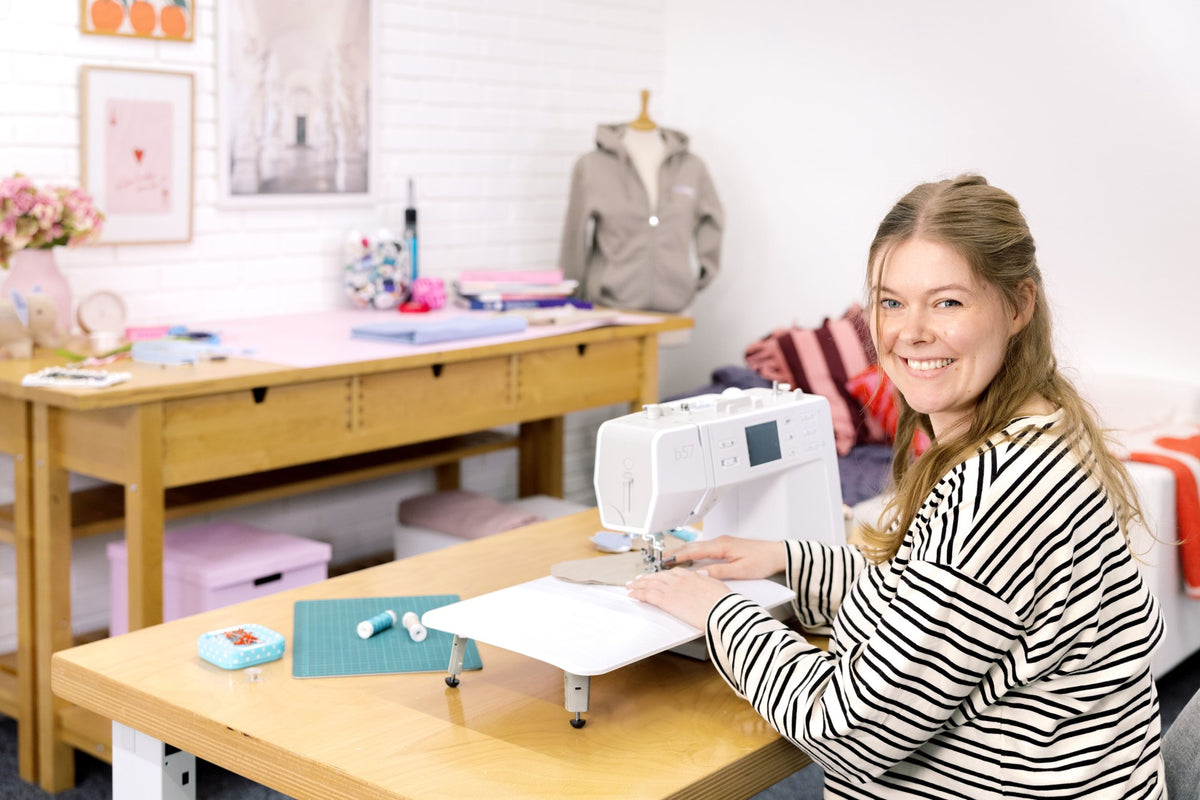 sewing on the bernette b57