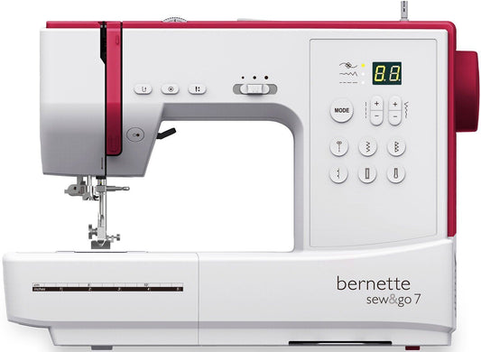 bernette Sew and Go 7 - Heavy Duty Singer Studio Exclusive Special Buy * + Free Extension Table - Auto threader, Start/Stop with Speed Control SEWGO7