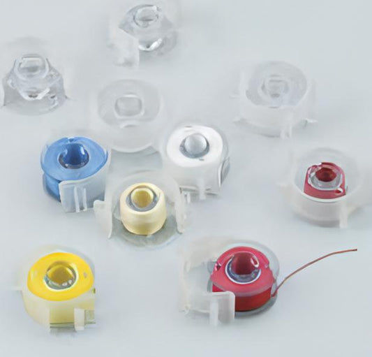 Clear Bobbin Clips (Pack of 10)