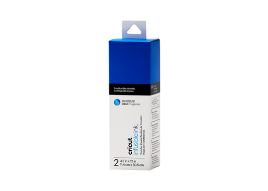 Cricut Infusible Ink Transfer Sheets - True Blue 4.5x12 Inch (Pack of 2 Sheets)