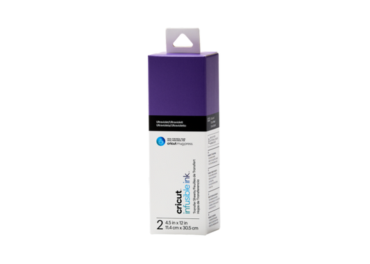Cricut Infusible Ink Transfer Sheets - Ultraviolet 4.5x12 Inch (Pack of 2 Sheets)