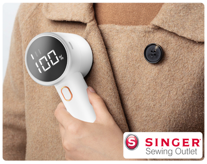 Electric Fabric Shaver - Professional Lint Remover * Singer Sewing Outlet Exclusive Offer * Rechargeable Lint Remover, Shaver, Defuzzer
