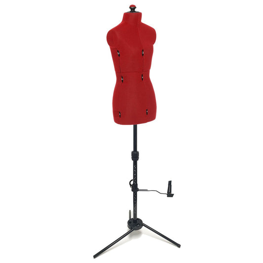 Adjustoform Supa-Fit Classic Dress Form (Cherry Red) MEDIUM with 12 adjusters * made in the UK * - restocked, customer changed size within 14 days