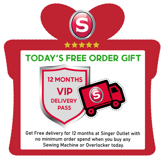 Free Order Gift - 12 month unlimited VIP Free delivery pass with no minimum spend