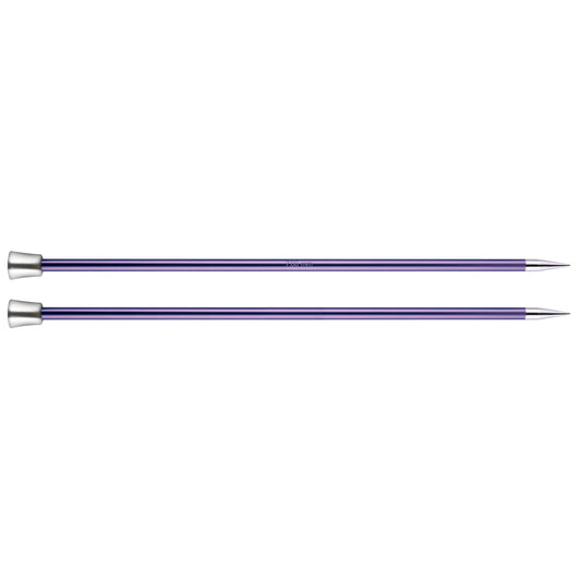 knitpro zing single ended knitting needles 35cm 7mm pair